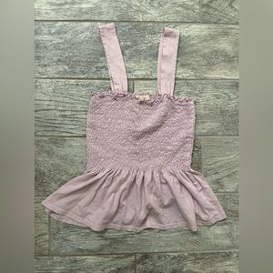T.La Peplum tank Anthropologie